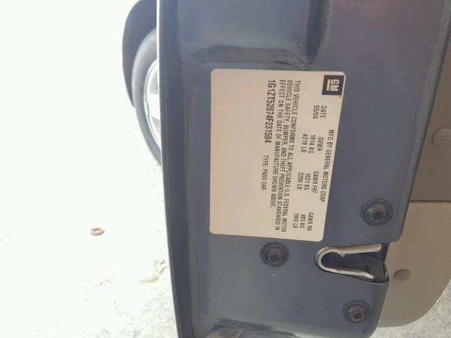 1G1ZT52874F231584 - 2004 CHEVROLET MALIBU LS GRAY photo 10