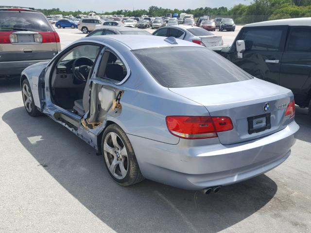 WBAWB33539P136055 - 2009 BMW 328 I BLUE photo 3