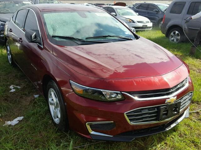 1G1ZB5ST2GF305294 - 2016 CHEVROLET MALIBU LS BURGUNDY photo 1