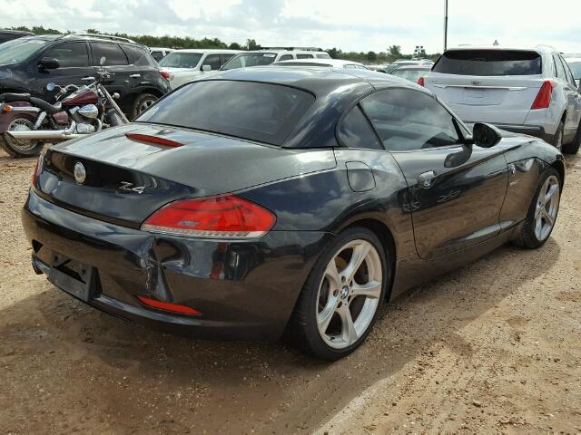 WBALM5C52BE378622 - 2011 BMW Z4 BLACK photo 4