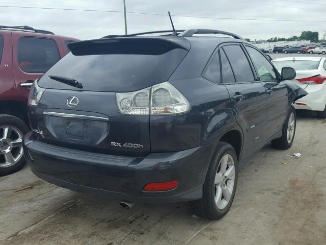 JTJGW31U572003438 - 2007 LEXUS RX 400H GRAY photo 4