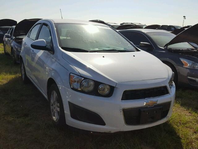 1G1JC5SH8F4102829 - 2015 CHEVROLET SONIC WHITE photo 1