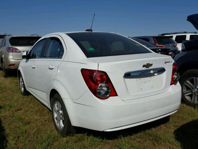 1G1JC5SH8F4102829 - 2015 CHEVROLET SONIC WHITE photo 3