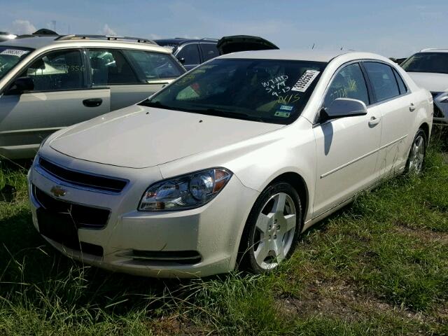 1G1ZD5E76AF157473 - 2010 CHEVROLET MALIBU WHITE photo 2