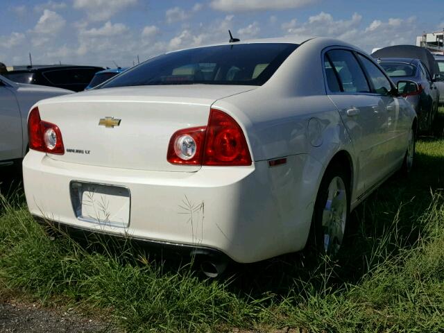 1G1ZD5E76AF157473 - 2010 CHEVROLET MALIBU WHITE photo 4