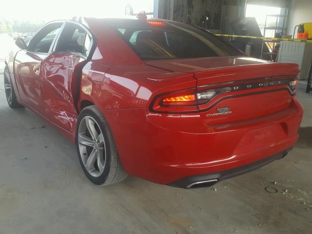 2C3CDXCTXGH178752 - 2016 DODGE CHARGER R/ RED photo 3