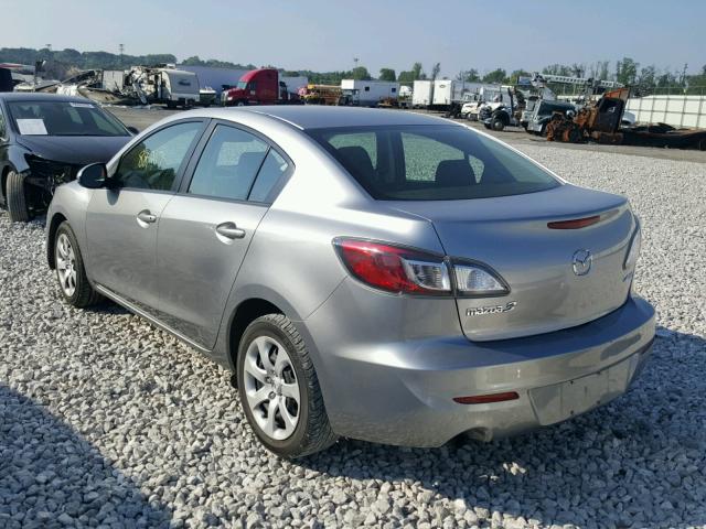 JM1BL1UP1D1755252 - 2013 MAZDA 3 I SILVER photo 3