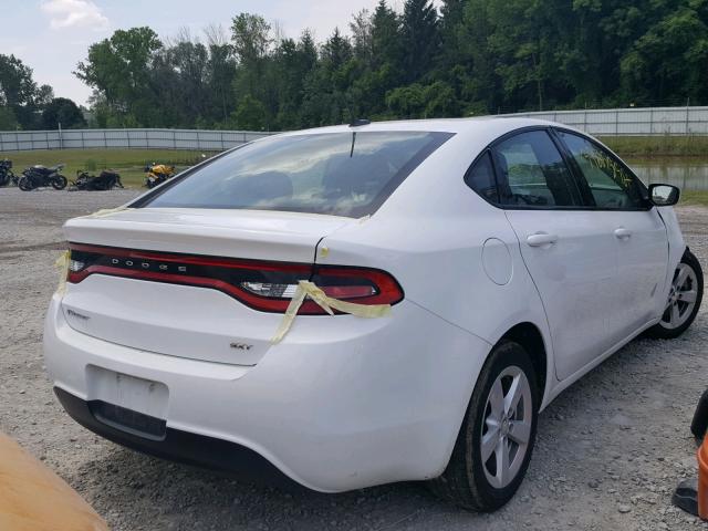 1C3CDFBB1GD564220 - 2016 DODGE DART SXT WHITE photo 4