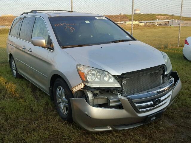 5FNRL38727B415317 - 2007 HONDA ODYSSEY EX SILVER photo 1