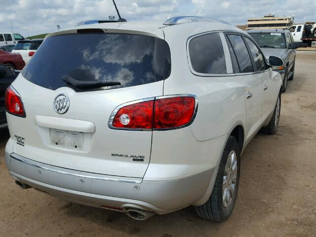 5GAKRBED2BJ313023 - 2011 BUICK ENCLAVE CX WHITE photo 4