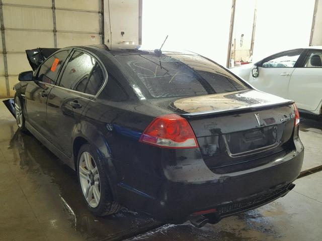 6G2ER57789L168225 - 2009 PONTIAC G8 BLACK photo 3