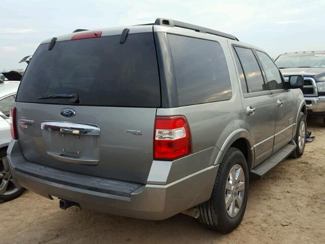 1FMFU15548LA13266 - 2008 FORD EXPEDITION SILVER photo 4