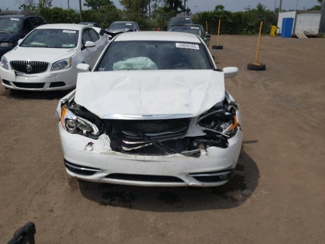 1C3CCBBG5DN667380 - 2013 CHRYSLER 200 TOURIN WHITE photo 9