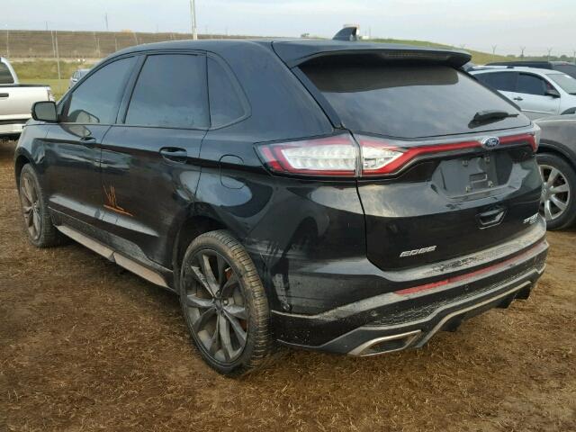 2FMTK4AP2FBB96195 - 2015 FORD EDGE Siyah fotoğraf 3