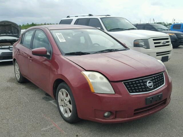 3N1AB61EX8L628449 - 2008 NISSAN SENTRA 2.0 MAROON photo 1