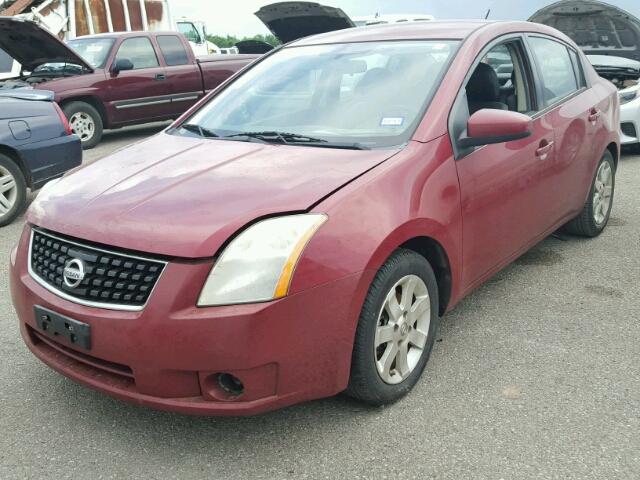 3N1AB61EX8L628449 - 2008 NISSAN SENTRA 2.0 MAROON photo 2