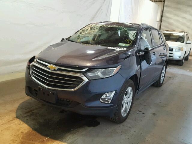 3GNAXVEV2JL161687 - 2018 CHEVROLET EQUINOX PR BLUE photo 2