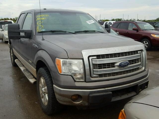 1FTFW1CT4DKG46964 - 2013 FORD F150 SUPER GRAY photo 1