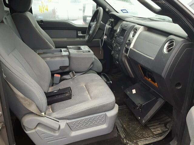 1FTFW1CT4DKG46964 - 2013 FORD F150 SUPER GRAY photo 5