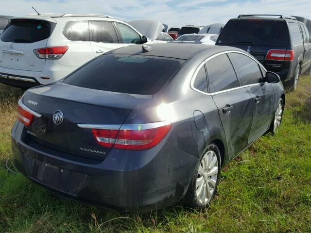 1G4PP5SK4F4152415 - 2015 BUICK VERANO GRAY photo 4