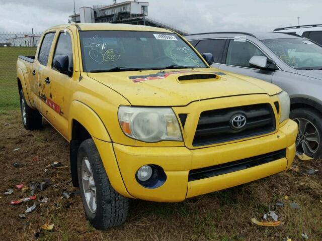 5TEKU72NX6Z203260 - 2006 TOYOTA TACOMA DOU YELLOW photo 1