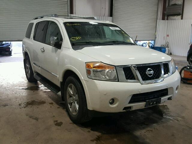 5N1BA0ND1CN611725 - 2012 NISSAN ARMADA SV WHITE photo 1