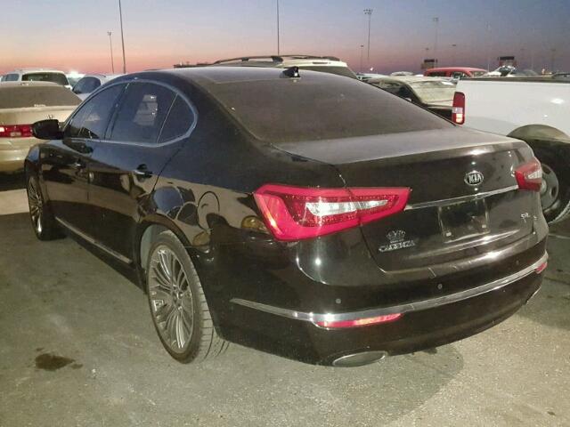 KNALN4D75E5148083 - 2014 KIA CADENZA PR BLACK photo 3