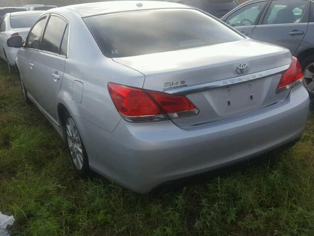 4T1BK3DB6CU464628 - 2012 TOYOTA AVALON BAS SILVER photo 3