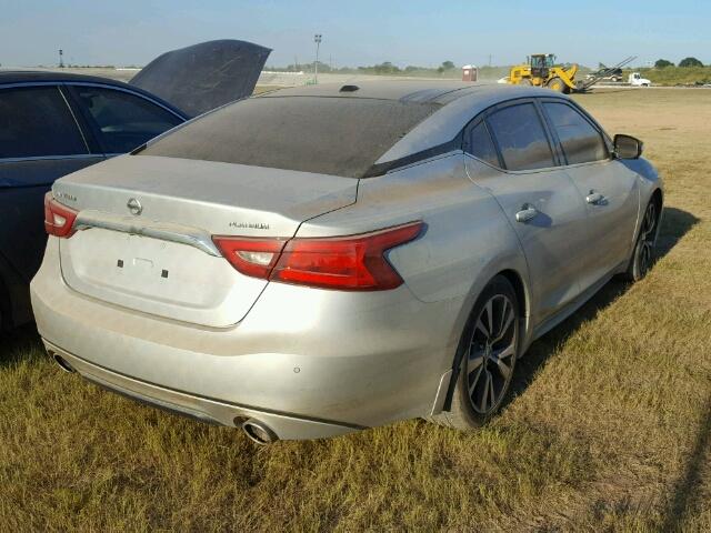 1N4AA6AP6GC422000 - 2016 NISSAN MAXIMA 3.5 SILVER photo 4