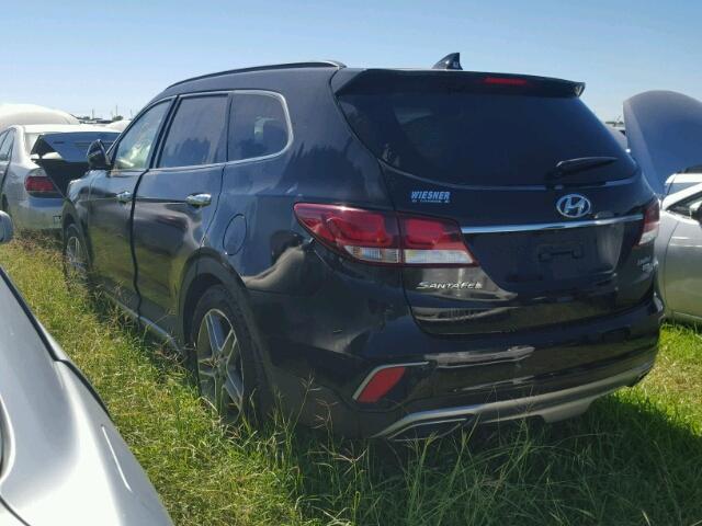 KM8SR4HF3HU204287 - 2017 HYUNDAI SANTA FE S BLACK photo 3