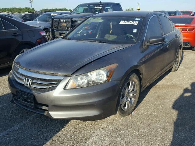 1HGCP2F45BA108384 - 2011 HONDA ACCORD LXP GRAY photo 2