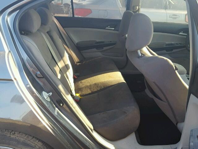 1HGCP2F45BA108384 - 2011 HONDA ACCORD LXP GRAY photo 6