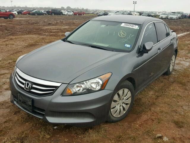 1HGCP2F38CA232027 - 2012 HONDA ACCORD GRAY photo 2