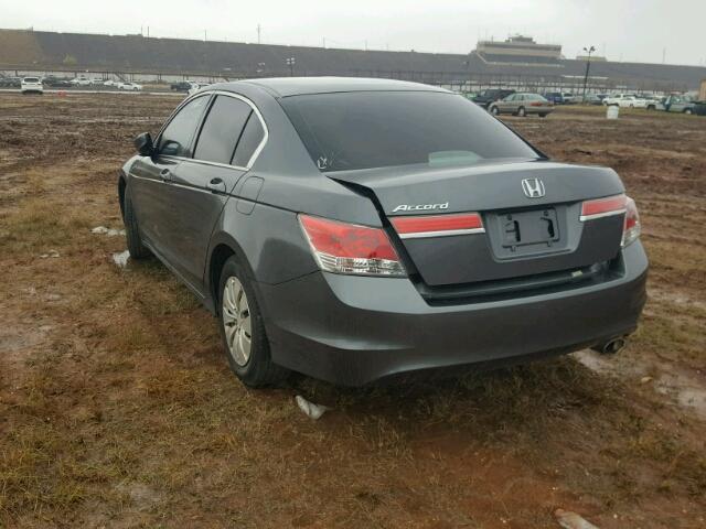 1HGCP2F38CA232027 - 2012 HONDA ACCORD GRAY photo 3