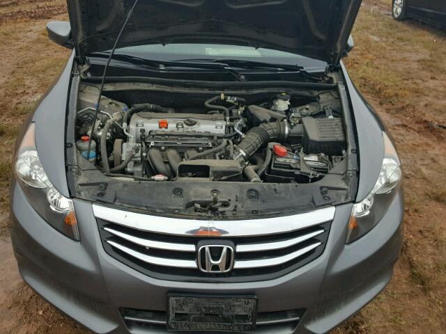 1HGCP2F38CA232027 - 2012 HONDA ACCORD GRAY photo 7