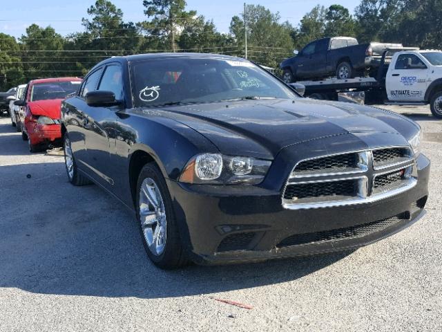 2C3CDXBG4DH526318 - 2013 DODGE CHARGER SE BLACK photo 1