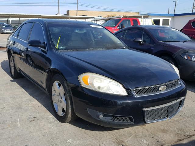 2G1WD58C969238396 - 2006 CHEVROLET IMPALA SUP BLACK photo 1