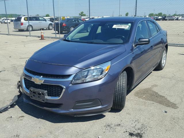 1G11B5SLXFF123600 - 2015 CHEVROLET MALIBU LS 蓝色 照片 2