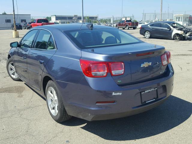 1G11B5SLXFF123600 - 2015 CHEVROLET MALIBU LS 蓝色 照片 3