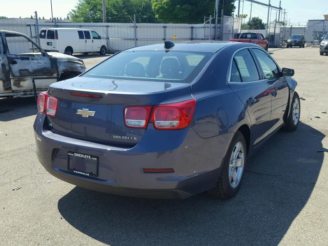 1G11B5SLXFF123600 - 2015 CHEVROLET MALIBU LS 蓝色 照片 4