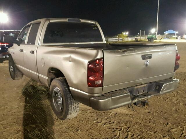 3D7KR28T19G501051 - 2009 DODGE RAM 2500 BEIGE photo 3