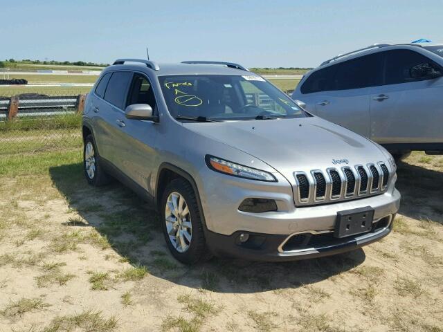 1C4PJLDB7GW229131 - 2016 JEEP CHEROKEE GRAY photo 1