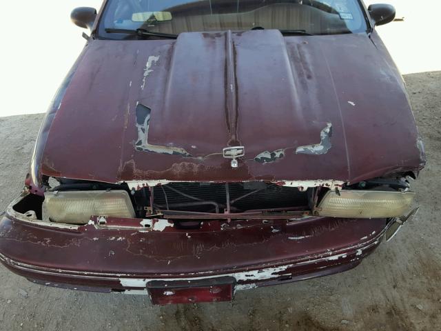 1G1BL52W0SR181297 - 1995 CHEVROLET CAPRICE CL 栗色 照片 7