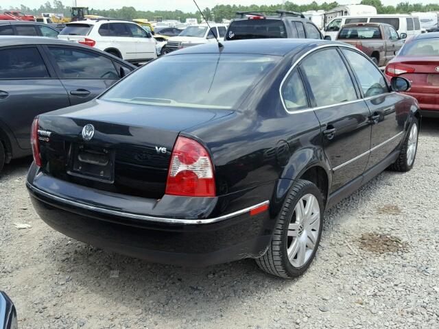 WVWRU63B45E041642 - 2005 VOLKSWAGEN PASSAT GLX 黑色 照片 4