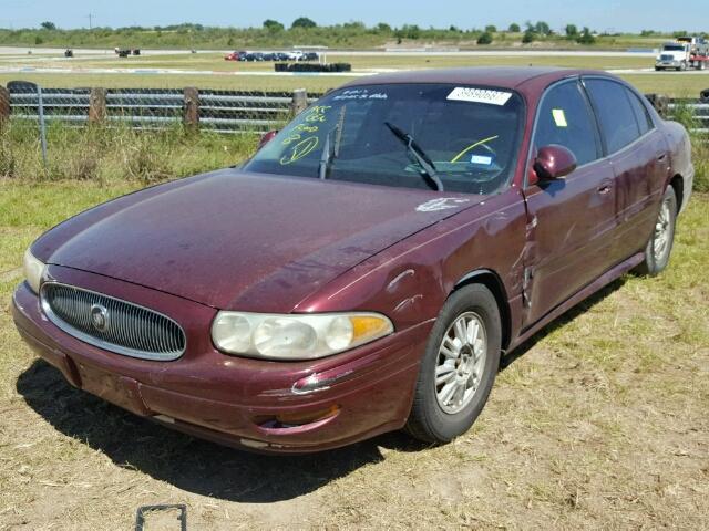 1G4HP52K44U107671 - 2004 BUICK LESABRE MAROON photo 2