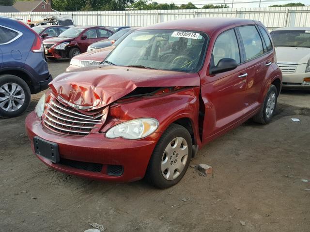 3A4FY48B37T622034 - 2007 CHRYSLER PT CRUISER RED photo 2