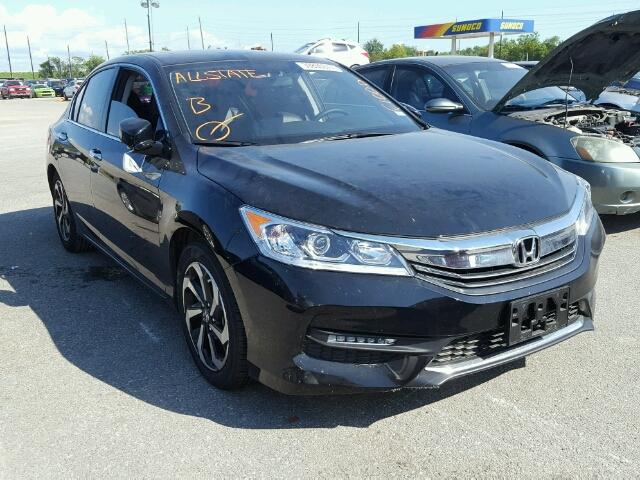 1HGCR2F70HA214982 - 2017 HONDA ACCORD EX BLACK photo 1