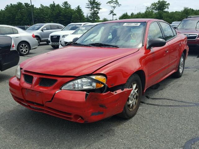 1G2NF52E64M671525 - 2004 PONTIAC GRAND AM S Qırmızı foto 2