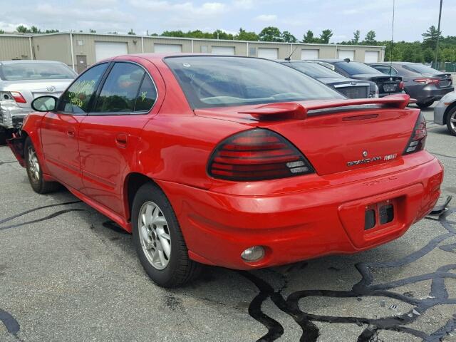 1G2NF52E64M671525 - 2004 PONTIAC GRAND AM S Qırmızı foto 3