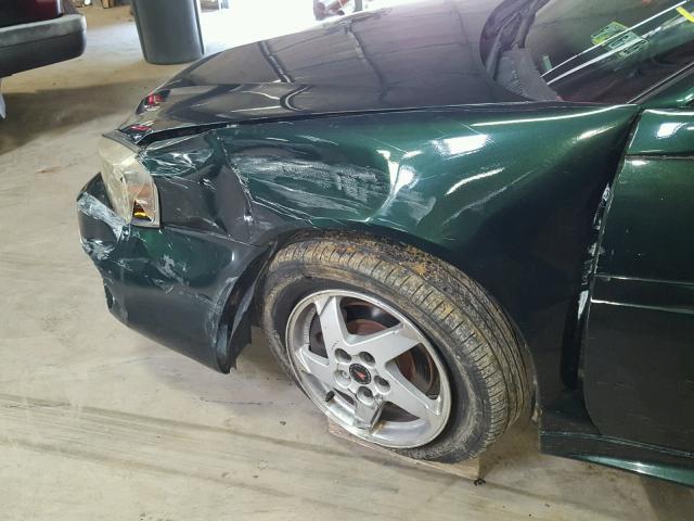 2G2WS522041144145 - 2004 PONTIAC GRAND PRIX GREEN photo 9